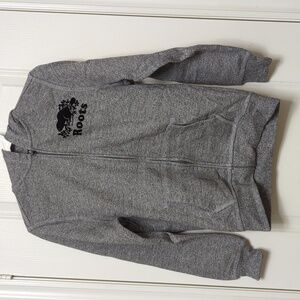 Roots kids grey zip up